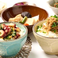 受賞２レシピご賞味あれ　多古米おかず選手権　タコ　キノコ　町、商品化しセット販売
