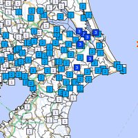 【速報】香取、多古で震度３の地震　茨城県沖震源