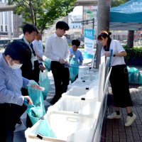 ８２人清掃活動ごみ２６キロ回収　千葉市で「ひろ街」