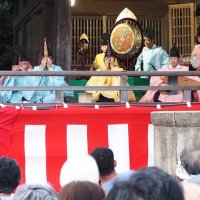 夏祭り復活、雅楽も披露　袖ケ浦・野里神社
