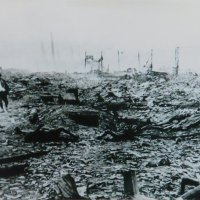 原爆で焼け野原になった長崎の街（加藤さん提供）
