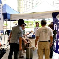 ブルーベリー都内でＰＲ　木更津市　高速バス「貨客混載」実証