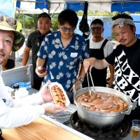 特産「ＳＰＦ豚」どうぞ！　東庄町役場で１２日まで　ポーク＆ビア夏祭り