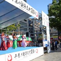 親子三代夏祭り開幕　艶やかに元気に踊り披露　１８日千葉おどりでフィナーレ