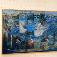 展示作品の一つ「鎮魂譜」