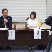 ２氏が持論、動画配信　富津公民館で討論会　富津市長選