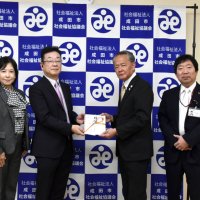 地域福祉向上へ成田社協に寄付　ダイユウホーム