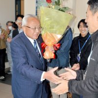 一層輝く地域へ思い　４期１６年、石田町長退任　御宿町
