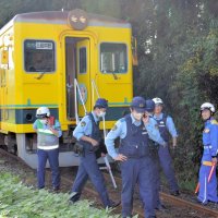 運行再開時期示せず　脱線のいすみ鉄道
