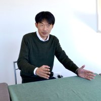 「将来的には蔵に訪れる人を現在の約４倍の年間２０万人にしたい」と展望を語る飯沼一喜社長