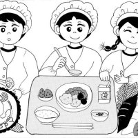 ＜学校給食の役割＞　食べながら学ぶ時間　【現代食事考】（１６９８）