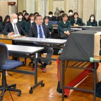 愛媛県教委が現場視察　大多喜高の教員コース