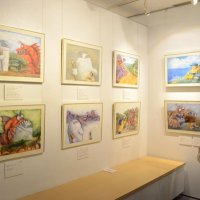 地元が生んだ画家知って　横芝光で伊藤順一展　３月９日まで