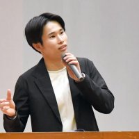 「金」獲得の過程紹介　体操萱が高校生へ講演