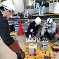 電気技術者の魅力紹介　市原・姉崎高校　関東電気保安協会が出前授業