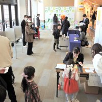 子どもたちが柏市ゆかりのキャラクターの「総選挙」を楽しんだ