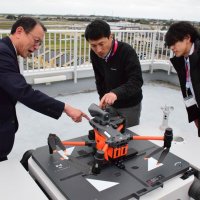 自動ドローンで津波避難誘導強化　一宮町、１日から運用