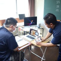 スマイルには学校の教室を模した部屋も整備されている
