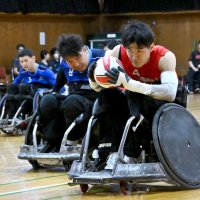 スピードとパワー、来場者を魅了　車いすラグビー公開試合・千葉ＲＣ杯