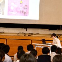 一瞬の過ち重大な結果に　多古高校、命の大切さ学ぶ　交通事故遺族が講演