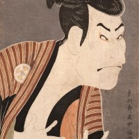東洲斎写楽「三代目大谷鬼次の江戸兵衛」寛政６年（１７９４）　千葉市美術館蔵
