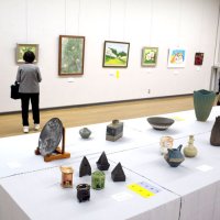 感性あふれる秀作披露　茂原で公募展　絵画、彫刻、工芸の９６点