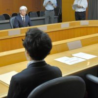 銚子市沖の洋上風力撤退、三菱商社長が来県し陳謝　熊谷知事「振り回された形」　地域振興の継続責任を強調