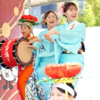 華やかさで成田伝統芸能まつりを彩った盛岡さんさ踊りの演者
