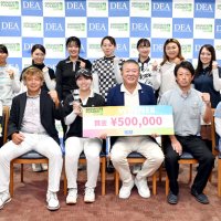 森本プロ５アンダーＶ　君津プロアマ、ジュニア熱戦　ゴルフＧＦ杯
