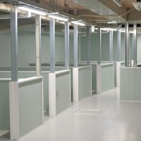 納骨室での埋葬後に使用される合葬室
