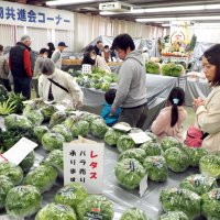 地元農産物求めにぎわい　ＪＡ木更津市で収穫祭