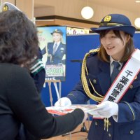 「飲酒運転は犯罪」柔道・角田夏実選手が撲滅呼びかけ　船橋東署・習志野署合同キャンペーンで一日広報大使