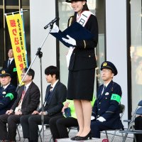 【動画あり】「僕が見たかった青空」伊藤ゆずさん一日署長　香取、防犯など啓発