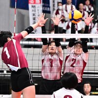 女子・敬愛学園、初戦敗退　春の高校バレー