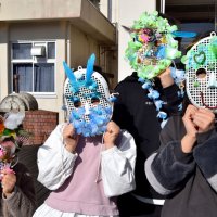 カラフルな鬼続々誕生　アートな節分　バレンタインへ創作　市原でワークショップ