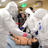 放射線災害発生に備え　ウクライナ医師らが研修　千葉市の量子科学技術研究開発機構　「原発事故は身近な懸念」