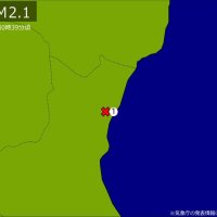 関東で地震　Ｍ２．１　震源は茨城県北部　地震が及んだ地域人口１６万人