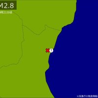 関東で地震　Ｍ２．８　震源は茨城県北部　地震が及んだ地域人口１６万人