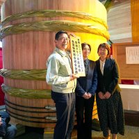 希少な醤油造りの木おけ寄贈　創業１４５年「タイヘイ」へ　匝瑳市