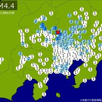 【速報】関東・中部で地震　Ｍ４．４　東京、神奈川、埼玉、千葉、静岡などで揺れ　最大震度３　震源は群馬県南部　地震が及んだ地域人口３８６２万人