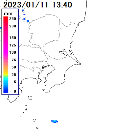 千葉県周辺雨雲レーダ